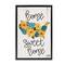 Stupell Industries Floral Americana Phrase Floater Framed Art
